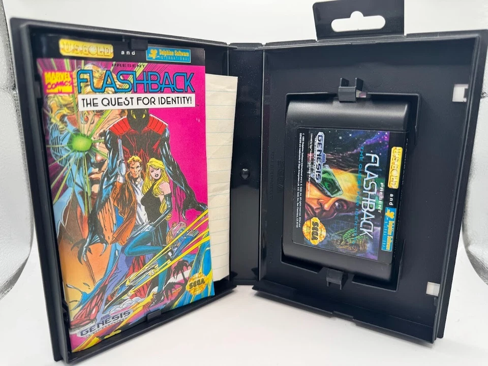 Flashback - The Quest for Identity (complete) Sega Genesis + Strategy Guide - Image 3 of 3