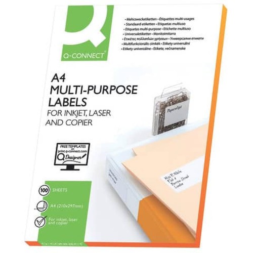 Etichetta Adesiva J8651 Bianca 25fg A4 38,1X21,2mm (65et/fg) Inkjet Avery - Foto 2