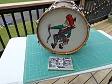 Vintage 1960's Gretsch Mahogany Marching Band Drum Great Falls Montana