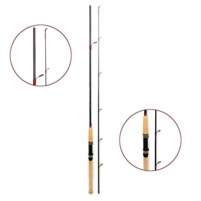Spinnrute Angelrute 2,4-2,7m /1-60g Jiggerspin HechtZander Rute Raubfisch Angeln