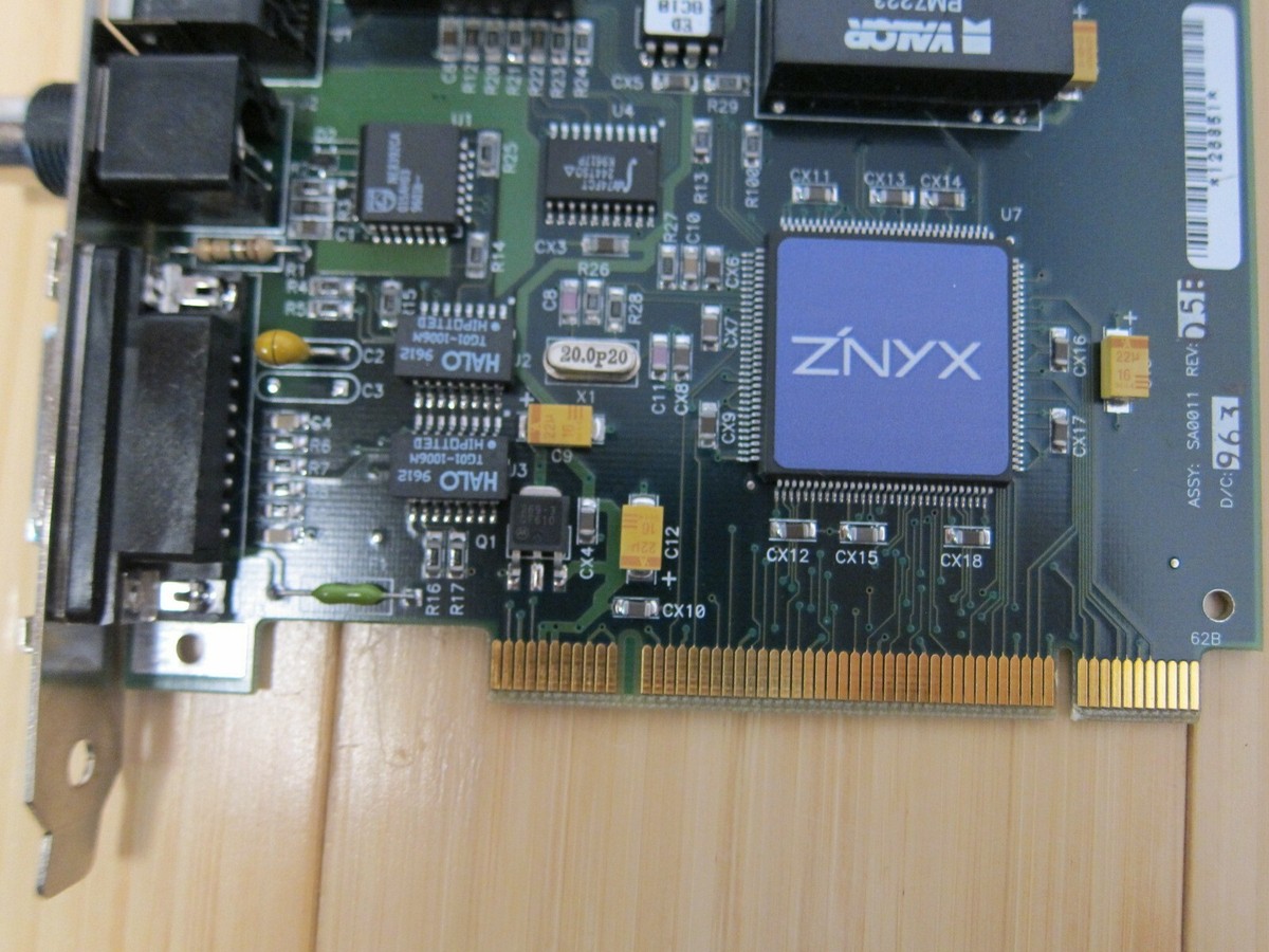 NOS Znyx LK6-ZX312 Combo BNC RJ-45 D-Sub Vintage PCI Network NOS Znyx LK6-ZX312 Combo BNC RJ-45 D-Sub Vintage PCI Network