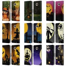 FUNDA LIBRO DE CUERO OFICIAL SIMONE GATTERWE HALLOWEEN PARA TELÉFONOS MOTOROLA 2