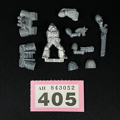 Warhammer 40k Bitz: Space Marines - Assault Intercessors - Head E - M - Foto 13