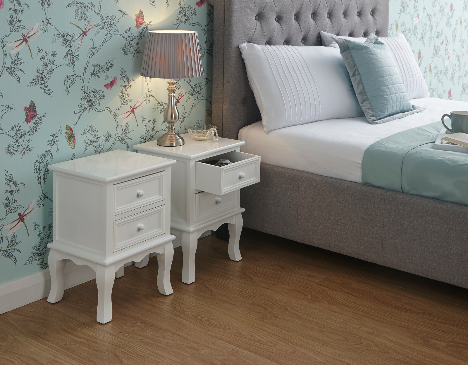 Ontario Pine 2 Drawer Bedside Table Next Day Delivery For Sale Ebay