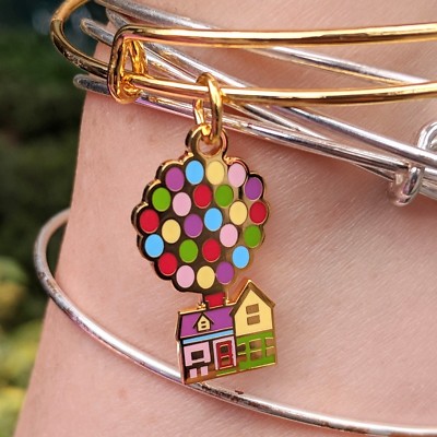 UP Balloon House Gold Charm Bracelet 2018 Disney Parks Pixar Fest Alex & and Ani