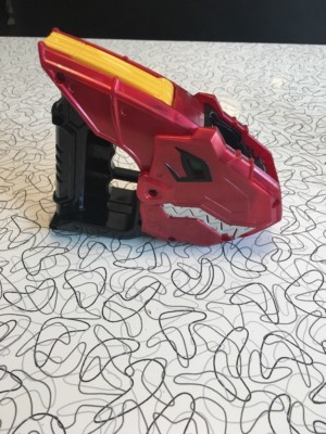 RARE BANDAI POWER RANGERS DINO CHARGE T-REX DISC LAUNCHER