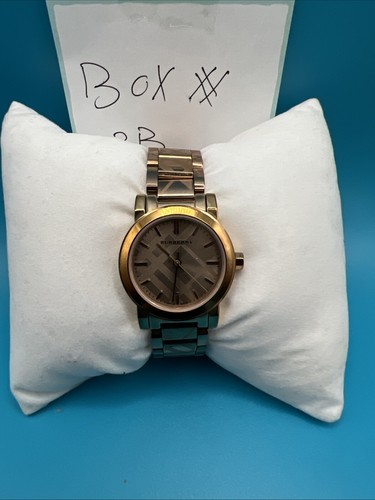 Burberry The City BU9228 Rose Tone Stainless Steel 26 mm Women's Watch - 第 1/10 張圖片