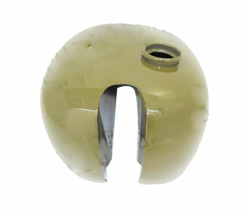 Tanque de gasolina para Bsa Sloper años 30 en pintura verde Foto 2 de 3