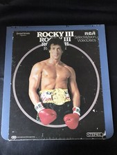 Rocky III RCA SelectaVision CED VideoDisc Sylvester Stallone
