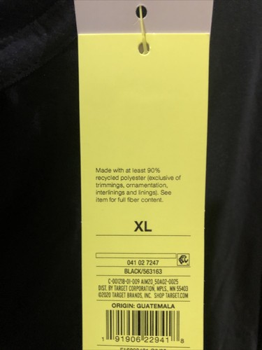 Women's Long Sleeve Quick Dry Shirt - All in Motion Black XL - Picture 8 of 8