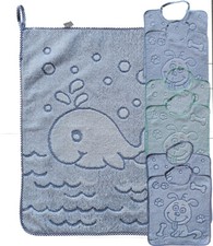 SET BAVAGLINI + ASCIUGAMANO BIMBO BIMBA PER ASILO ANCHE CON RICAMO