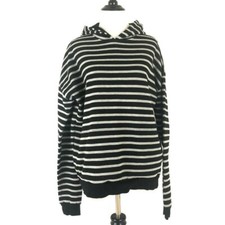 One Teaspoon for Urban Outfitters Men's Hoodie Sweater S Small Striped Loose Fit