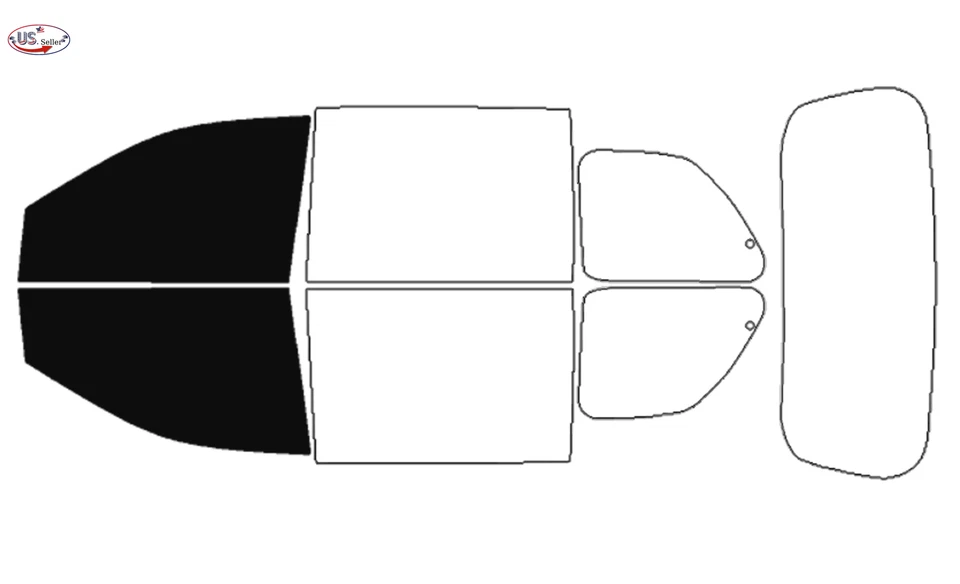Computerized Custom PreCut 2Ply Window Tint Film Kit For 00-06 Mazda MPV - Image 2 of 4