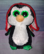 PELUCHE PINGUINO FREEZE - ORIGINALE TY - INVERNO NEVE CAPPELLINO OCCHIONI