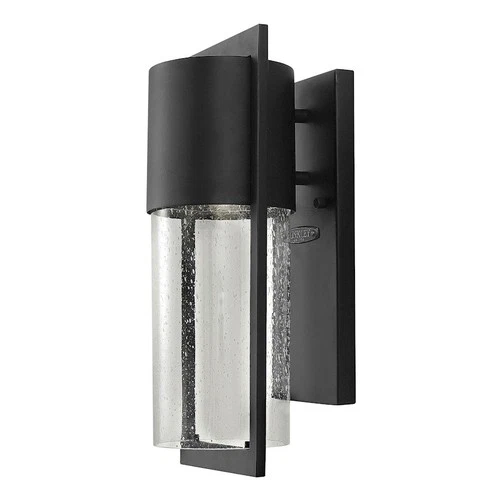 Hinkley Lighting Shelter 1 Light Outdoor Medium Wall Mount, Black - 1320BK - Picture 1 of 1