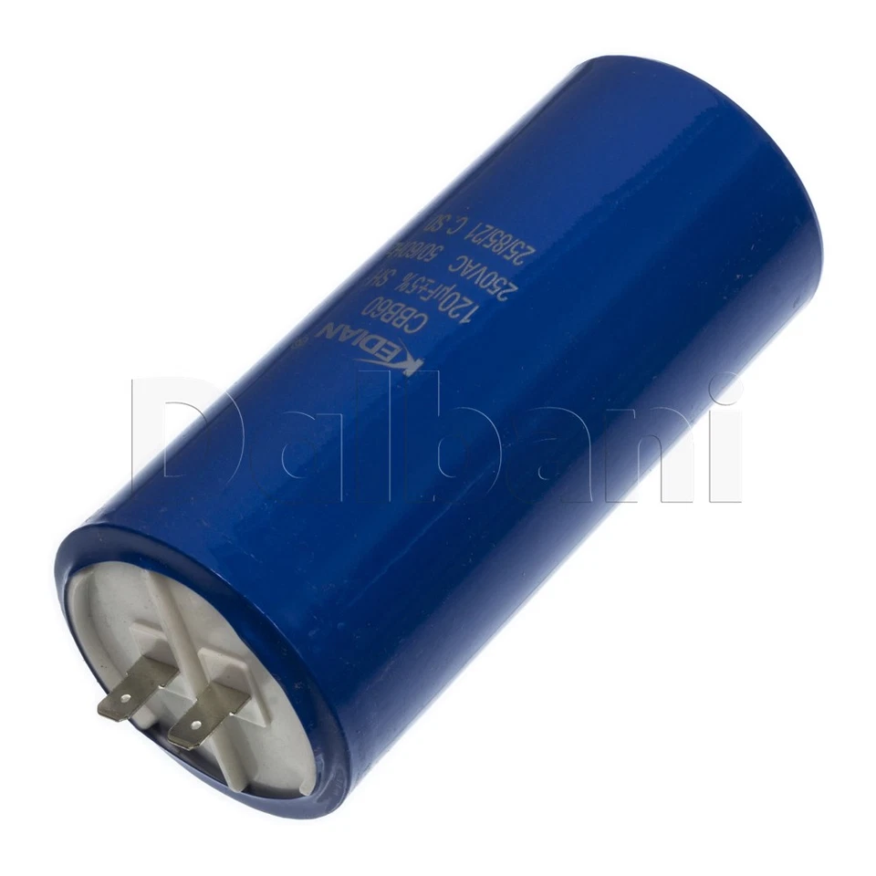 120MFD Motor Run Capacitor 250VAC 250V AC 120uF CBB60 W/Fix Stud 55X120 25/85/21 - Image 2 of 3