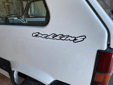 ADESIVI TREKKING PANDA 4X4 OFFROAD FUORISTRADA STICKERS (NERO)