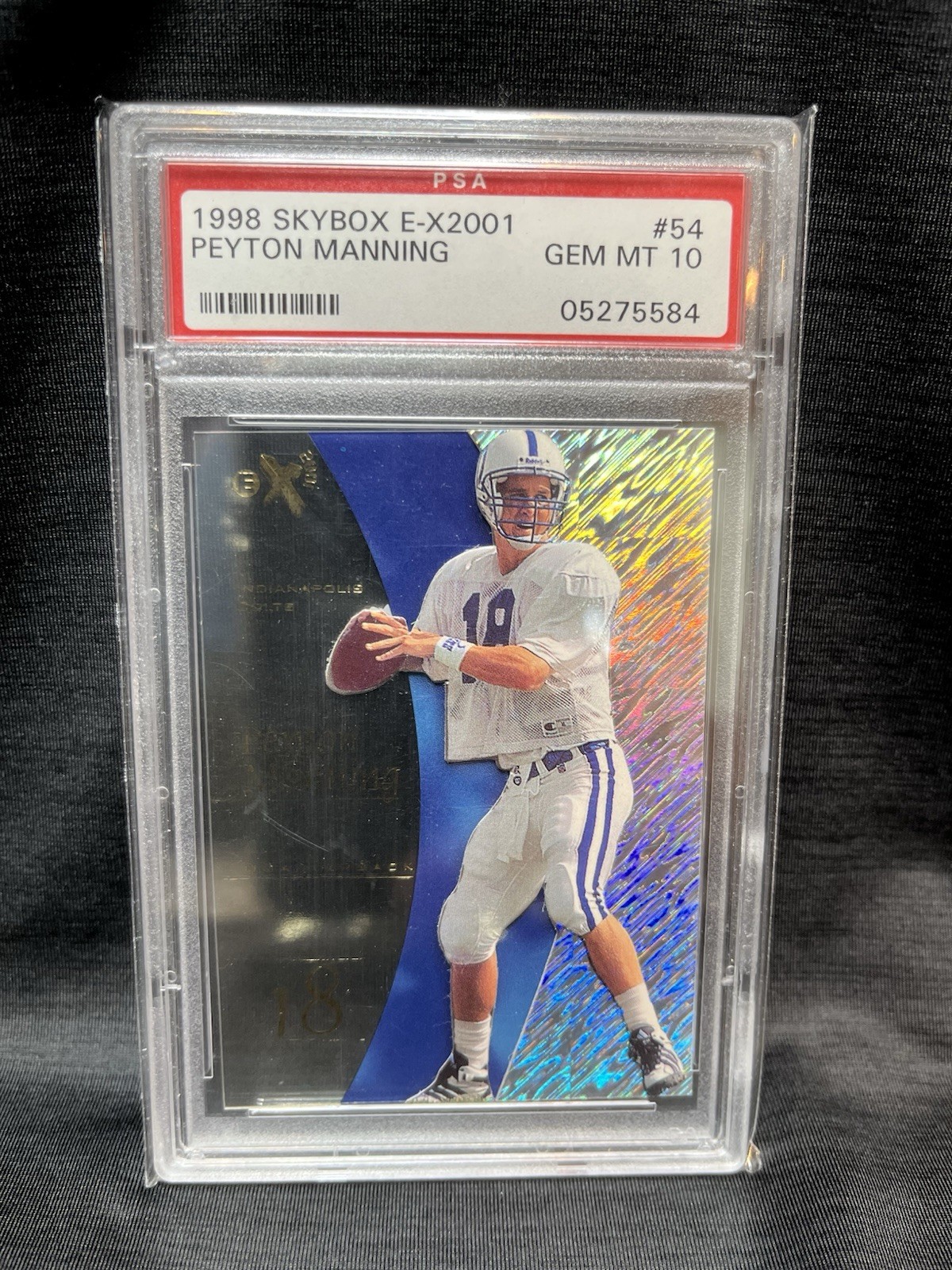 1998 SkyBox EX 2001 Peyton Manning Rookie PSA 10 RC E-X2001