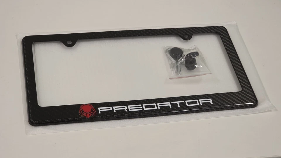 Predator 5.2L V8 for Shelby GT500 100% Carbon Fiber License Plate Frame Holder - Image 4 of 4