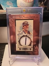1989 Topps Allen & Ginter Carlton Fisk Framed Mini Relic