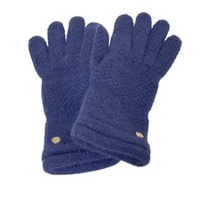 Chloe - Navy Wool Nylon Women's Gloves