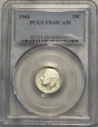 1960-P Roosevelt Dime PCGS PR68CAM - 90% Silver