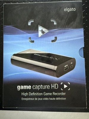 Elgato Game Capture HD High Definition Game Recorder + CABLES In Box