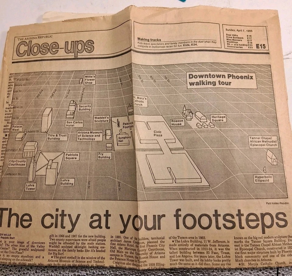 De colección Años 80 Tuscon & Phoenix Arizona Viajes Recreación Destinos Ect Leer Look Foto 2 de 4