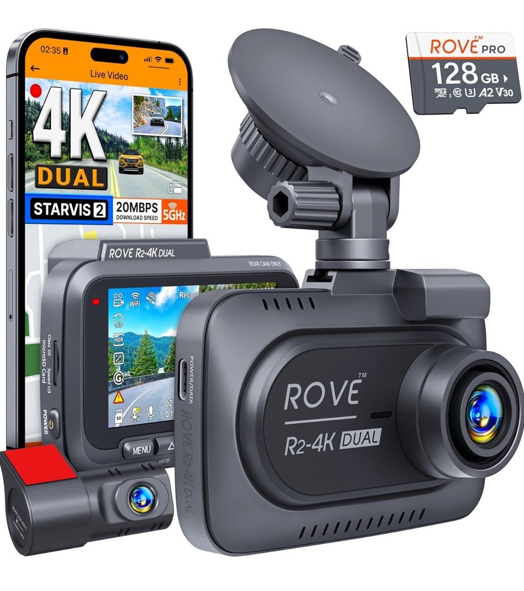 Rove R2-4K Car Dash Cam: Ultimate 4K Clarity for Road Safety