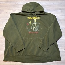 Nirvana Hoodie Men  s Green Incesticide Album Graphic Pullover Band Grunge Sz 3XL