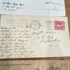 Lot of 3 Used U.S. Postcards 1908/1918 Greetings Flowers 1¢/2¢ Machine Slogan — photo 9
