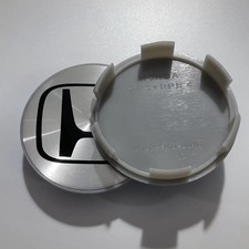4X Für HONDA 69mm Nabendeckel Radkappen hubcaps Civic Fit Jazz HR-V silbrig