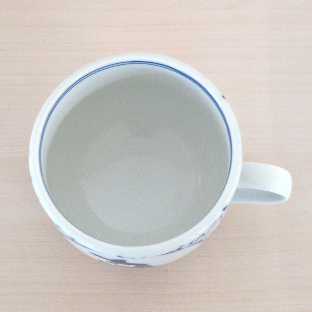 Y1220 Arita ware Shin kiln Aoka cup and saucer