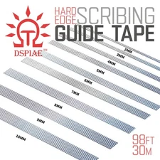 DSPIAE: Hard-Edge Scribing Guide Tape - 30m / 98ft - Panel Line Engraving