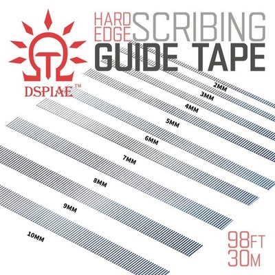 DSPIAE: Hard-Edge Scribing Guide Tape - 30m / 98ft - Panel Line Engraving