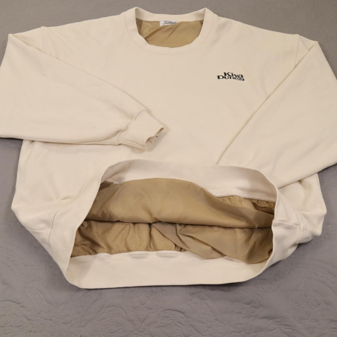 VTG Titleist Windstopper Sweatshirt Mens XL Lined Pullover Golf 90s Wind Corbin