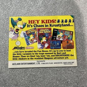 The Simpsons: Bartman Meets Radioactive Man For Nintendo Nes (Pal) Complete