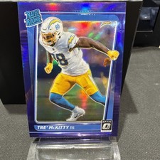 2021 Panini Donruss Optic Purple Foil Rated Rookie RC /50 #284 Tre’ McKitty