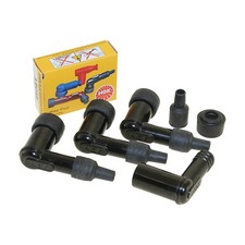 4x Zündkerzenstecker Set NGK LB05F für Motorräder, Roller, Moped und Mofa