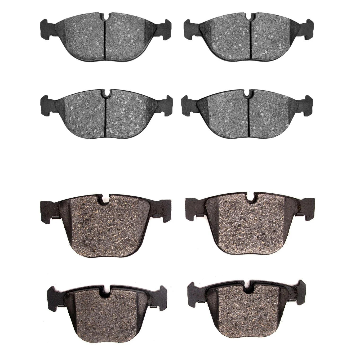 For Bentley Arnage 00-05 Semi-Metallic Semi-Metallic Front & Rear Brake Pad Set