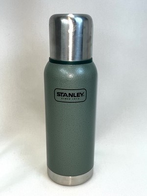 Stanley 25 oz Classic Vacuum Bottle Green Hammertone Thermos Insulated
