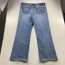 AG Adriano Goldschmied Jeans Men 38x30 Blue The Prime Denim Straight Made in USA
