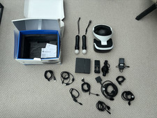 Sony PlayStation VR Headset Bundle w/ Processor Unit & 2 Move Controllers