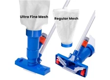 Sepetrel Upgraded Swimming Pool Spa Jet Vacuum Cleaner with Brush & 56" Pole L9