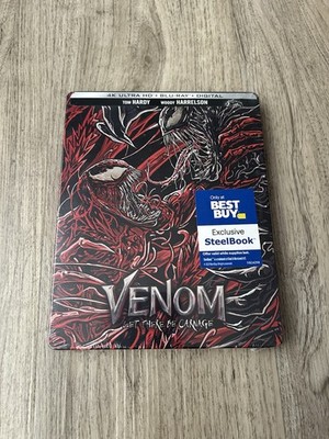 Venom: Let There Be Carnage 4K Blu-Ray Steelbook Exclusive NEW Best Buy OOP