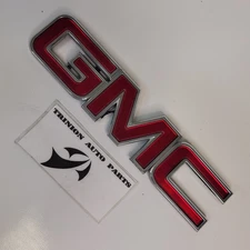 2000-2006 GMC Acadia Rear Emblem Liftgate Hatch Logo Badge Red OEM