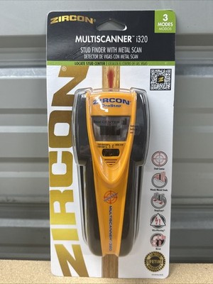 Zircon MultiScanner i320 Center-Finding Stud Finder with Metal And AC Scanning