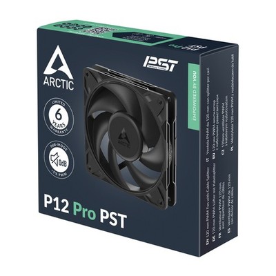 ARCTIC P12 Pro PST 120mm PWM Gehäuselüfter mit Kabelsplitter, Fluid Dynamic Bearing