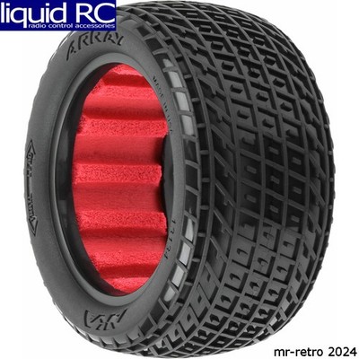 AKA Racing 13134KR Array 2.2 Medium Soft Dirt Oval Buggy Rear Tires 2