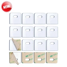 16 Set 32PCS Clear Vertical Blind Repair Tabs Fixers Replacement Slats Parts Kit